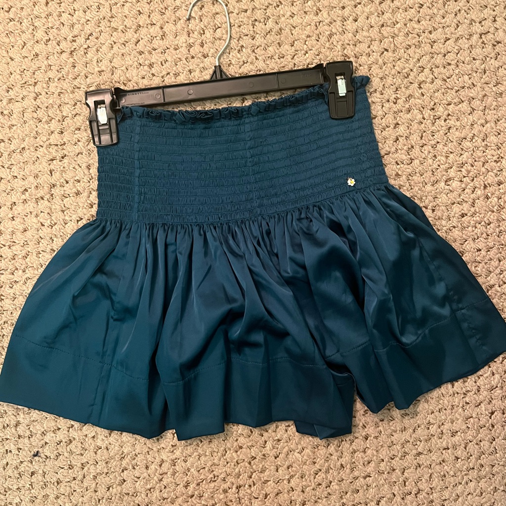 Natural Life Mini Skort. Size Small. Dark Teal.